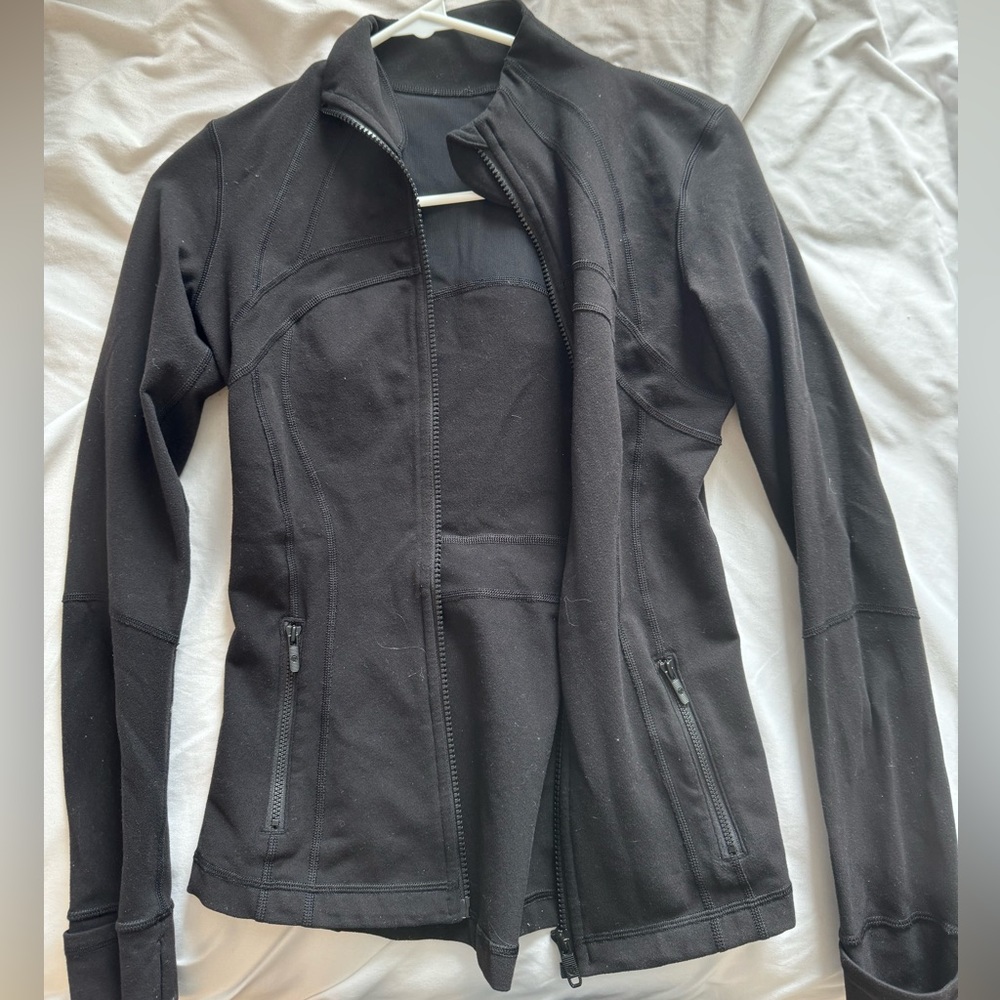 black lululemon define jacket size 4